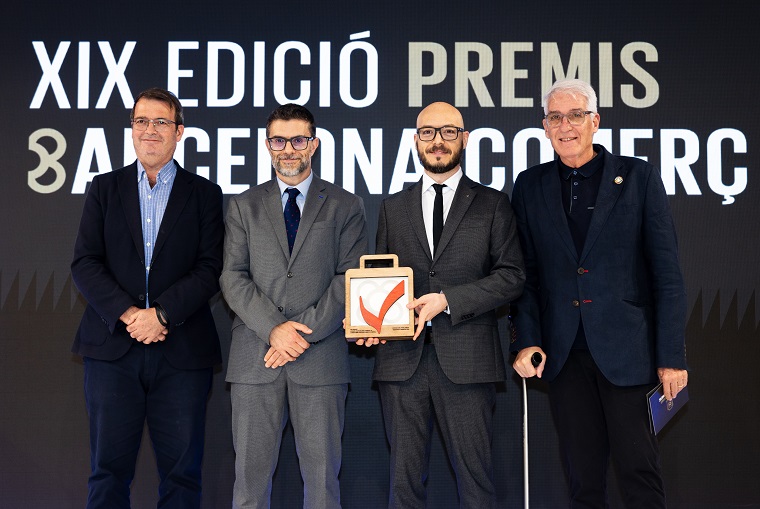 La Oficina del Parlamento Europeo recibe el Premio Barcelona al Compromiso con el Comercio
