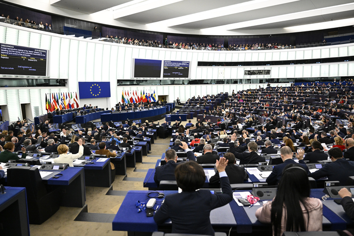 Vista del pleno en Estrasburgo