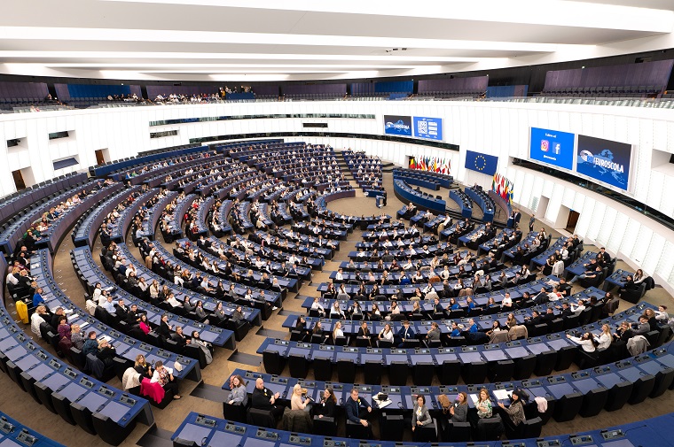 Vista del pleno en Estrasburgo